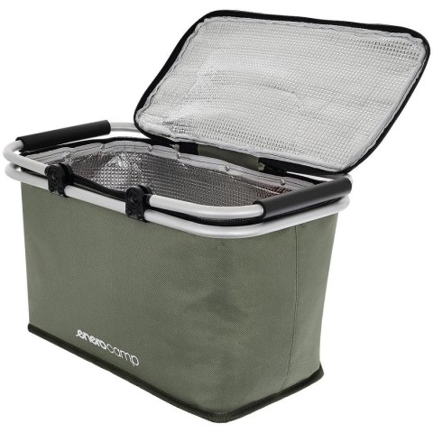 Enero Camp KOSZYK TURYSTYCZNY SKŁADANY TERMICZNY 24L ZIELONY