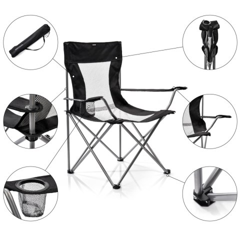 Meteor Krzesło składane Meteor Tripper czarny