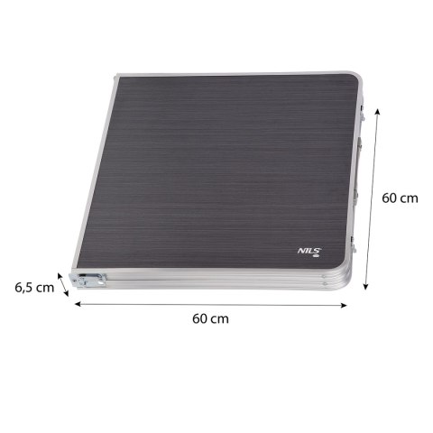 NILS CAMP NC1605 CIEMNOSZARY STÓŁ KEMPINGOWY NILS CAMP