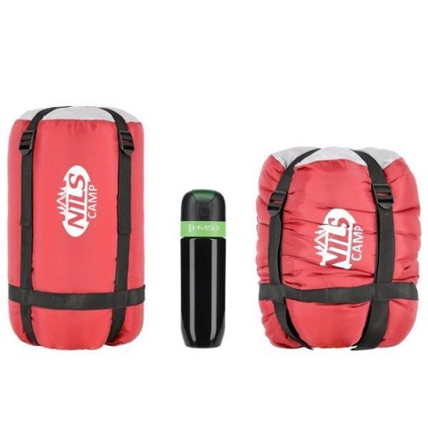 NILS CAMP NC2008 BORDOWO-SZARY ŚPIWÓR ROZM. L NILS CAMP