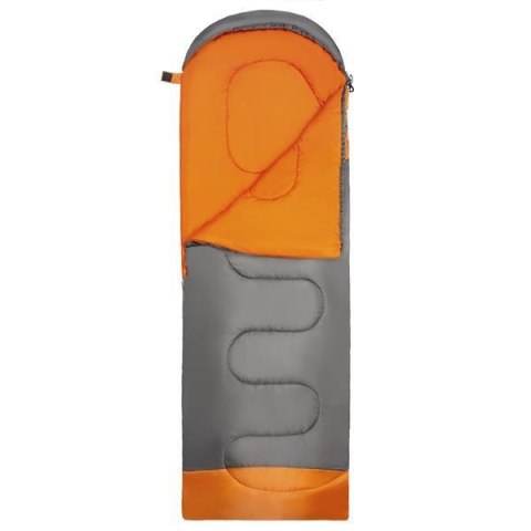 NILS CAMP NC2008 ŚPIWÓR ROZM. L POMARAŃCZOWO-CZARNY 220 CM NILS CAMP