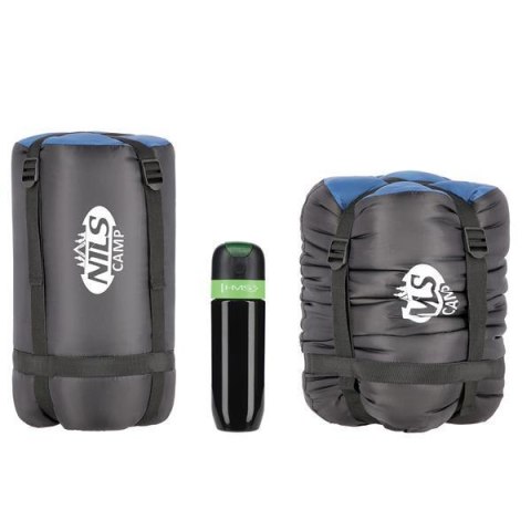 NILS CAMP NC2012 GRANATOWO-POMARAŃCZOWY ŚPIWÓR NILS CAMP