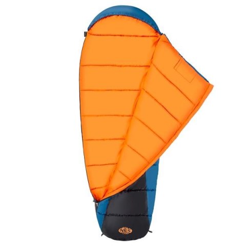 NILS CAMP NC2012 GRANATOWO-POMARAŃCZOWY ŚPIWÓR NILS CAMP