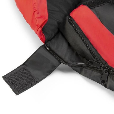 NILS CAMP NC2012 ŚPIWÓR CZARNO-CZERWONY 220 CM NILS CAMP