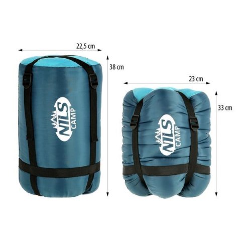 NILS CAMP NC2012 SZARO-NIEBIESKI ŚPIWÓR NILS CAMP