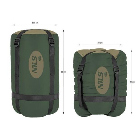 NILS CAMP NC2012 ZIELONY ŚPIWÓR NILS CAMP