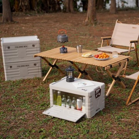 NILS CAMP NCB4004 SKŁADANA SKRZYNIA KEMPINGOWA Z POKRYWĄ 50L NILS CAMP