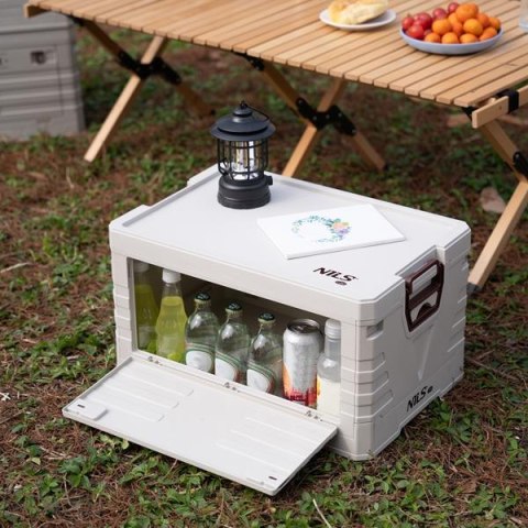 NILS CAMP NCB4004 SKŁADANA SKRZYNIA KEMPINGOWA Z POKRYWĄ 50L NILS CAMP