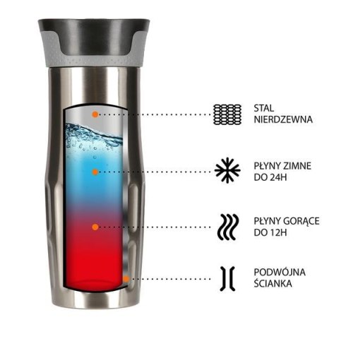 NILS CAMP NCC06 SREBRNY KUBEK TERMICZNY NILS CAMP