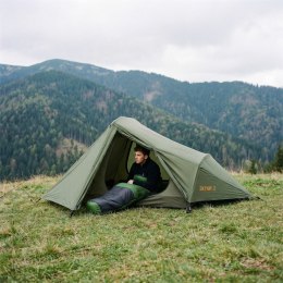 NILS CAMP NC1705 ŚPIWÓR ULTRA LIGHT CZARNO-ZIELONY NILS CAMP