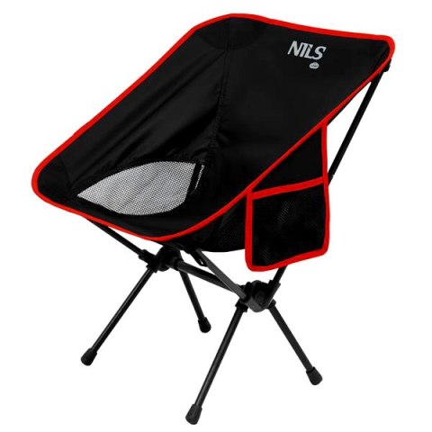 NILS CAMP NC3320 KRZESŁO SKŁADANE ULTRALIGHT CZARNE NILS CAMP