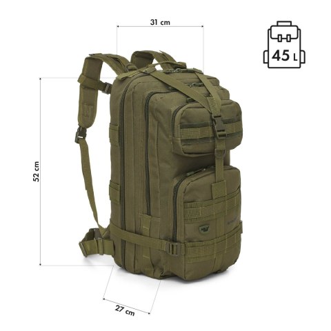 NILS CAMP NC3902 PLECAK TAKTYCZNY RANGER ZIELONY 45L NILS CAMP