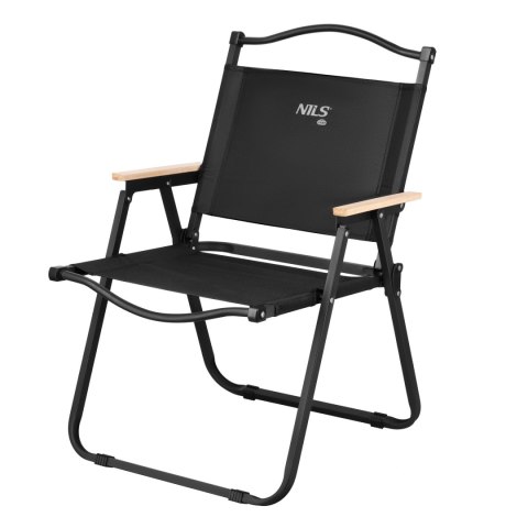 NILS CAMP NC4307 KRZESŁO SKŁADANE CZARNE NILS CAMP
