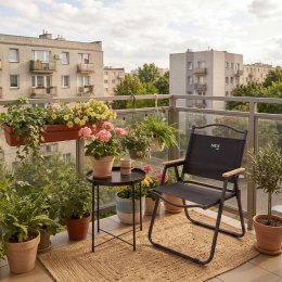 NILS CAMP NC4307 KRZESŁO SKŁADANE CZARNE NILS CAMP