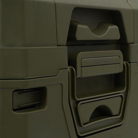 NILS CAMP NCB4003 SKŁADANA SKRZYNIA KEMPINGOWA Z POKRYWĄ ZIELONA 50L NILS CAMP