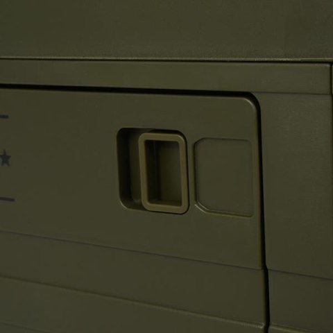 NILS CAMP NCB4004 SKŁADANA SKRZYNIA KEMPINGOWA Z POKRYWĄ ZIELONA 50L NILS CAMP