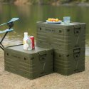 NILS CAMP NCB4004 SKŁADANA SKRZYNIA KEMPINGOWA Z POKRYWĄ ZIELONA 50L NILS CAMP