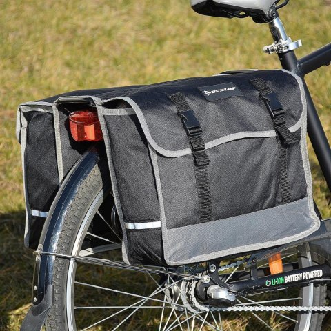 Dunlop SAKWA TORBA ROWEROWA PODWÓJNA TYLNA NA BAGAŻNIK 26L DUNLOP